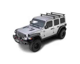 Rhino Rack Heavy Duty RLT600 Black 3 Bar Rhino-Rack Backbone Roof Rack JB0885