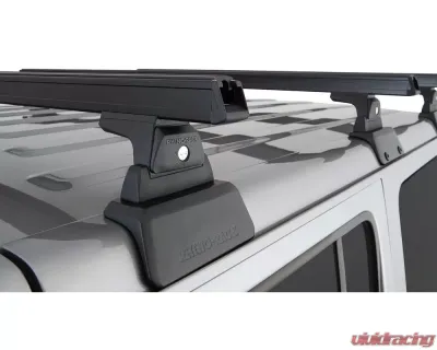 Rhino Rack Heavy Duty RLT600 Black 3 Bar Rhino-Rack Backbone Roof Rack JB0885 - JB0885