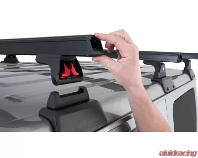 Rhino Rack Heavy Duty RLT600 Black 3 Bar Rhino-Rack Backbone Roof Rack JB0885 - JB0885