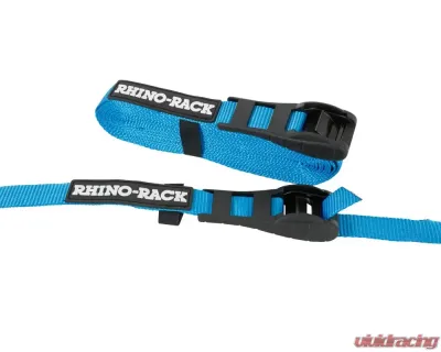 Rhino Rack Rapid Straps with Buckle Protector 5.5m RTD55P - Heavy Duty 225kg Capacity - RTD55P