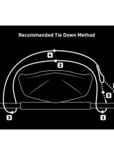 Rhino Rack Rapid Straps with Buckle Protector 5.5m RTD55P - Heavy Duty 225kg Capacity                                     - RTD55P - Image 4