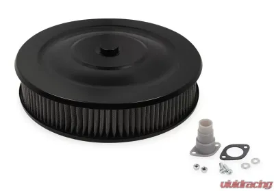 Mr. Gasket Easy Flow Air Cleaner - Flat Black Powder Coated - 1412G