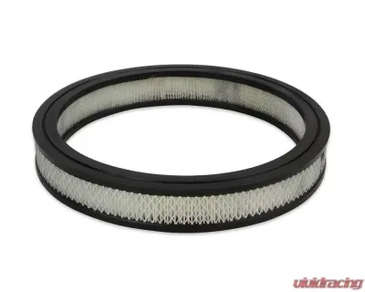 Mr. Gasket Air Cleaner - 14 Inch Diameter x 2-1/4 Inch Tall - Chrome CLEARANCE - 1480