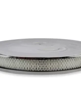 Mr. Gasket Air Cleaner - 14 Inch Diameter x 2-1/4 Inch Tall - Chrome CLEARANCE                                     - 1480 - Image 7