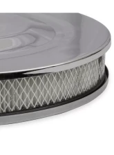 Mr. Gasket Air Cleaner - 14 Inch Diameter x 2-1/4 Inch Tall - Chrome CLEARANCE                                     - 1480 - Image 8