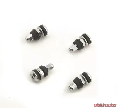Mr. Gasket Chrome Tire Valve Stems - Shorty with Screw-On Mounting - 1957MRG
