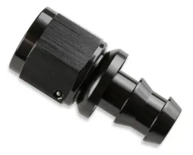 Mr. Gasket -6 AN Straight Push-On Hose Ends - Black