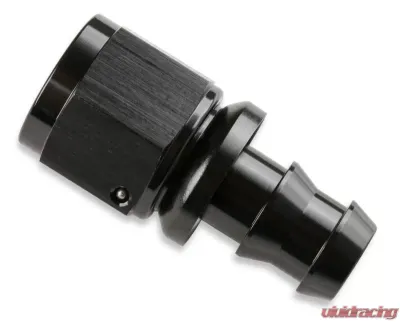 Mr. Gasket -6 AN Straight Push-On Hose Ends - Black - 200106-BL