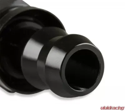 Mr. Gasket -6 AN Straight Push-On Hose Ends - Black - 200106-BL