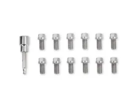 Mr. Gasket Headlock Locking Header Bolts - 3/8-16 x 3/4 Inch - Set of 12