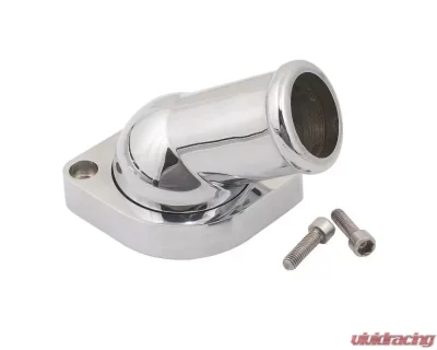 Mr. Gasket Water Neck - Swivel - 30 Degree Angle - Chrome - 2670