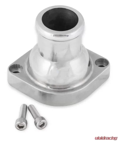 Mr. Gasket GM LS Water Neck - Straight - Polished Finish - 2671NA