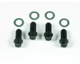 Mr. Gasket Header Bolts - 3/8-16 x 3/4 Inch Mini Hex Head - Black Oxide