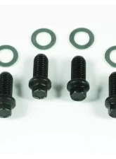 Mr. Gasket Header Bolts - 3/8-16 x 3/4 Inch Mini Hex Head - Black Oxide                                     - 3409 - Image 2