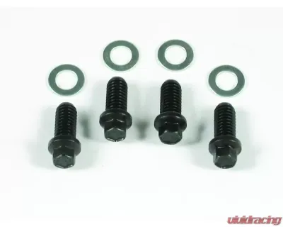 Mr. Gasket Header Bolts - 3/8-16 x 3/4 Inch Mini Hex Head - Black Oxide - 3409