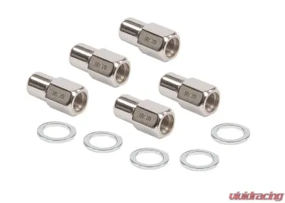 Mr. Gasket Competition Open End Style Lug Nuts - 1/2-20 - Set Of 5 - 4301G