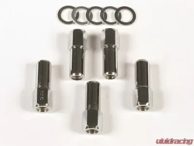 Mr. Gasket Competition Open End Style Lug Nuts -1/2-10 - Set Of 5 - 4303G