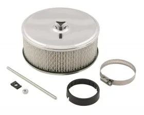 Mr. Gasket Air Filter Assembly - Chrome - 6-1/2 Inch x 3-1/2 Inch
