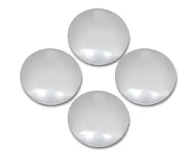 Mr. Gasket Baby Moon Hub Caps - Chrome