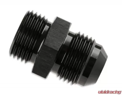 Mr. Gasket -8 AN To 3/4-16 O-Ring - Black - 480008-BL