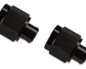 Mr. Gasket -6 AN Caps (2) - Black