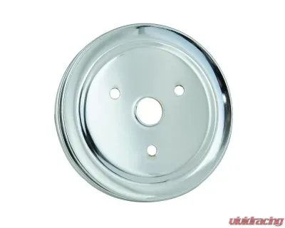 Mr. Gasket Crankshaft Pulley - Chrome - Double Groove - 4973