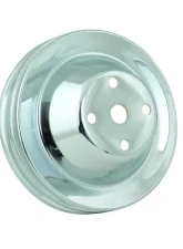 Mr. Gasket Water Pump Pulley - Chrome - Double Groove                                     - 4975 - Image 3