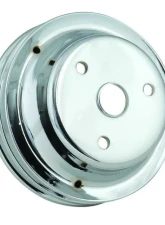 Mr. Gasket Crankshaft Pulley - Chrome - Double Groove                                     - 4977 - Image 2