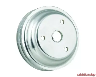 Mr. Gasket Crank Pulley - Aluminum - Double Groove - 5317