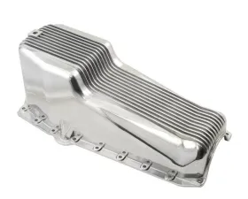 Mr. Gasket Oil Pan - Finned Polished Aluminum