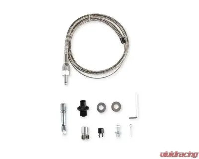 Mr. Gasket Throttle Cable Kit - Stainless Steel Braided - 5657