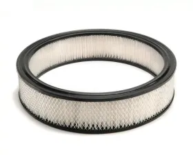 Mr. Gasket Air Filter - 14 Inch x 3 Inch - Replacement - White