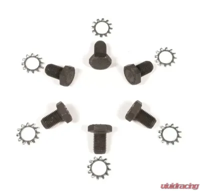 Mr. Gasket Flexplate Bolts - GM - 7/16-10 x 11/16 Inch - Grade 8 Steel - Black Oxide - 6710