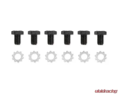 Mr. Gasket Flexplate Bolts - GM - 7/16-10 x 11/16 Inch - Grade 8 Steel - Black Oxide - 6710