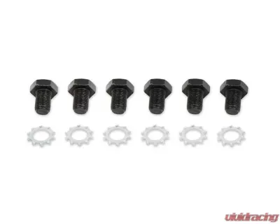 Mr. Gasket Flexplate Bolts - GM - 7/16-10 x 11/16 Inch - Grade 8 Steel - Black Oxide - 6710