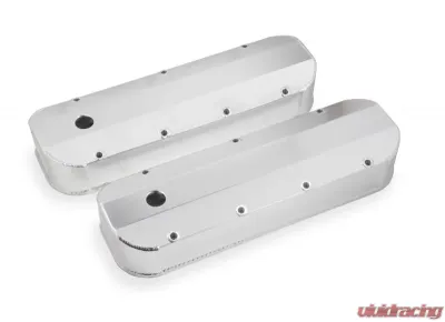 Mr. Gasket Fabricated Aluminum Valve Covers with Breather Holes - Long Bolt - 6822G