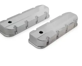 Mr. Gasket Fabricated Aluminum Valve Covers with Breather Holes - Short Bolt