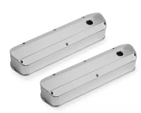 Mr. Gasket Fabricated Aluminum Valve Covers - Silver