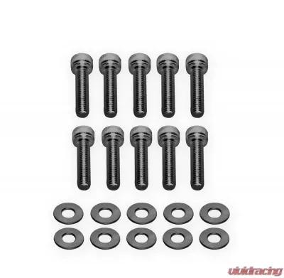 Mr. Gasket Fabricated Valve Cover Hardware - Black - 68502BG