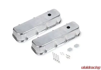 Mr. Gasket Cast Aluminum Tall Valve Covers - Polished - 6858G