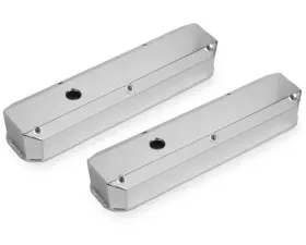 Mr. Gasket Fabricated Aluminum Valve Covers - Silver Finish