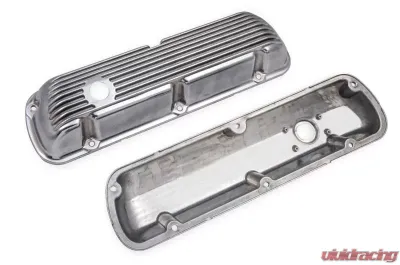 Mr. Gasket Cast Aluminum Valve Covers Pair - Polished - 6861G