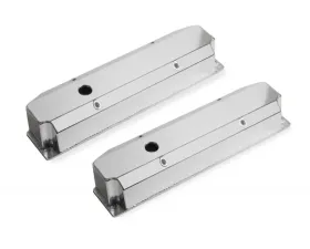 Mr. Gasket Fabricated Aluminum Valve Covers - Silver Finish