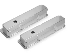 Mr. Gasket Fabricated Aluminum Valve Covers - Silver Finish