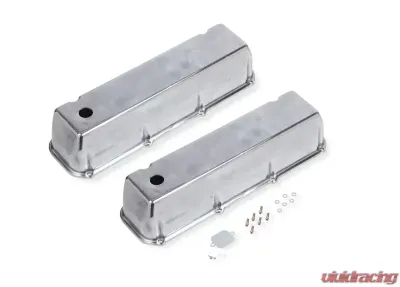 Mr. Gasket Cast Aluminum Tall Valve Covers - Polished - 6873G