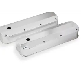 Mr. Gasket Fabricated Aluminum Valve Covers - Silver Finish