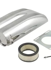 Mr. Gasket Air Scoop - Double Barrel - Shotgun Style Scoop - Polished Aluminum                                     - 8008MRG - Image 2