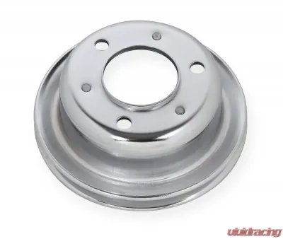 Mr. Gasket Chrome Crankshaft Pulley - Single Groove - 8827