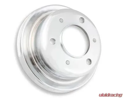 Mr. Gasket Chrome Crankshaft Pulley - Single Groove - 8827