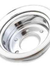 Mr. Gasket Chrome Crankshaft Pulley - Single Groove                                     - 8827 - Image 2